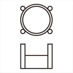 画像3: Ｐｔ９００ ツメ(プレス) ２.７mm ラウンド (3)