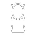 画像2: ＳＶ ツメ ５Ｘ７ オーバル薄座 (2)