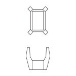 画像2: ＳＶ ツメ ５Ｘ７ オクタゴン薄座 (2)