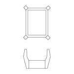 画像2: ＳＶ ツメ ６Ｘ８ オクタゴン薄座 (2)