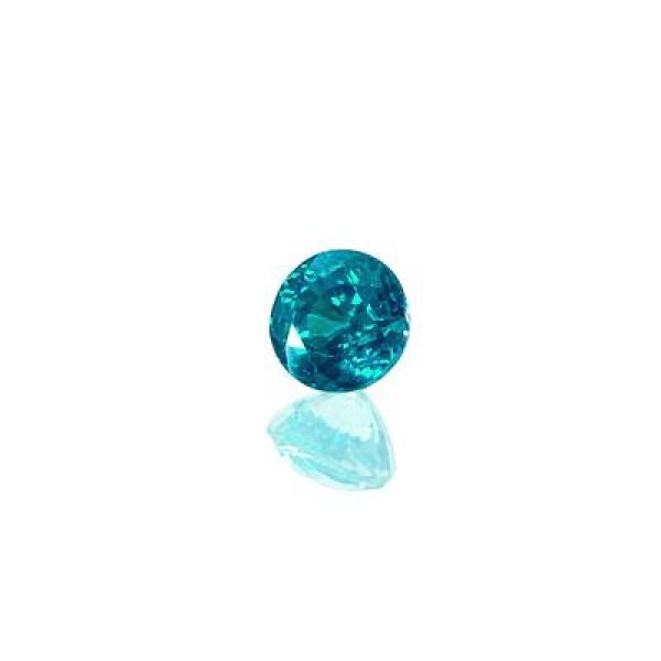 加工OK 天然 ブルージルコン 合計2.38ct ペアルース 約6mm ラウンド