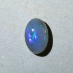 画像1: ブラックオパール オーバルカボ 4.1x6.0mm (1)