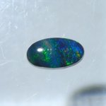 画像2: ブラックオパール オーバルカボ 3.5x6.3mm (2)