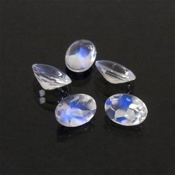 ロイヤルブルームーンストーン オーバルバフ 3x4mm - アサオ工芸