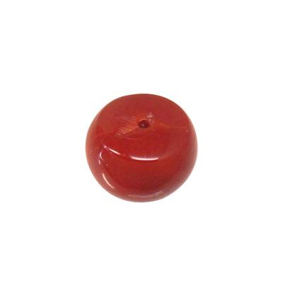 赤サンゴ（血赤） 丸玉（片穴） 9.3mm - アサオ工芸オンライショップ